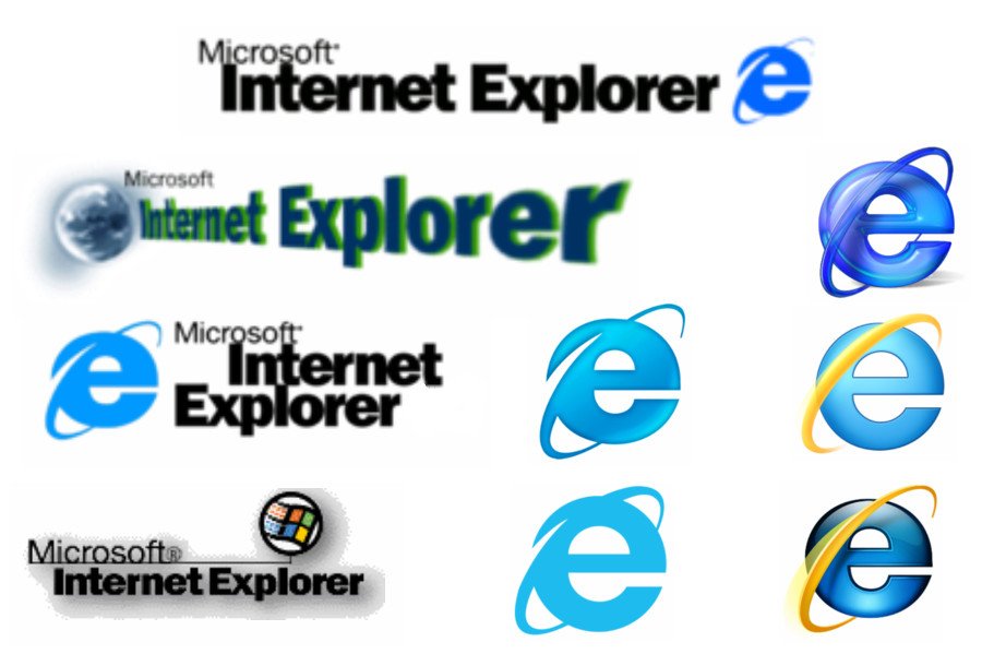 لوگوی internet explorer