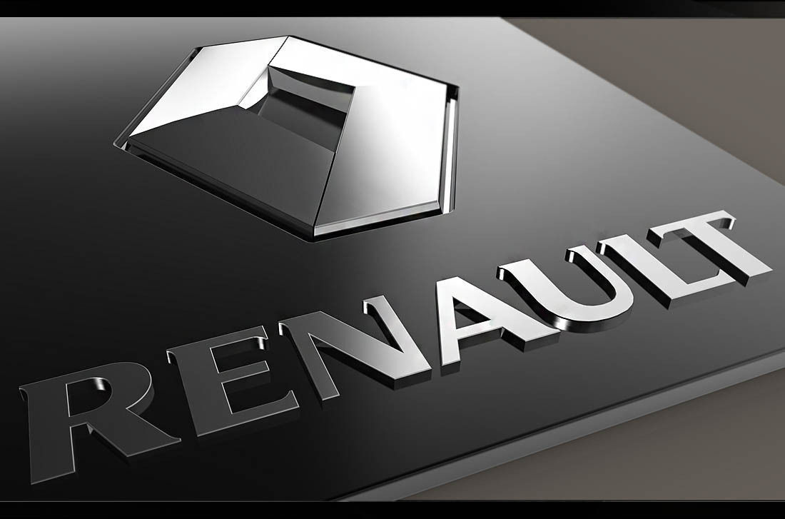 طراحی لوگوی خودروی رنو (renault) 