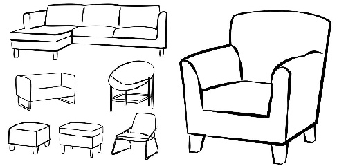 طراحی لوگو مبل و صندلی